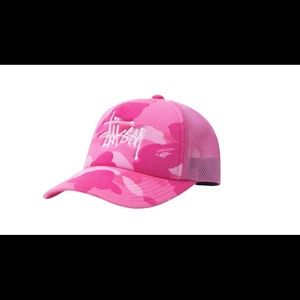 BAPE x Stussy Trucker Cap
